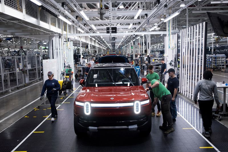 Electric-vehicle maker Rivian simplifies output, cuts costs, aiming for first profit