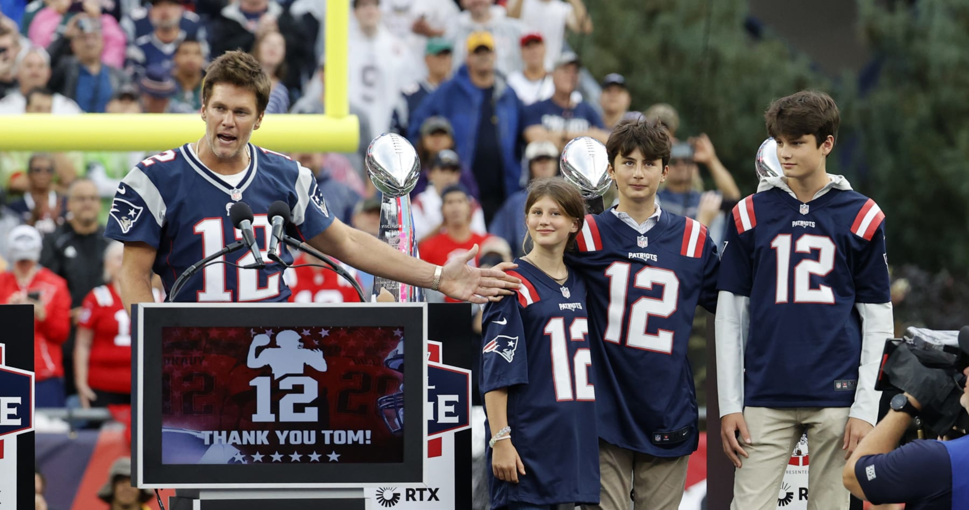 Video: Tom Brady's Kids Narrate Tribute to NFL Legend Ahead of Patriots HOF Ceremony