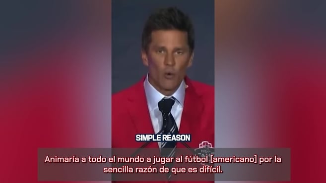 El discurso de Tom Brady que es una lección de vida: "Para tener éxito tienes que ser lo que la mayoría no es..."