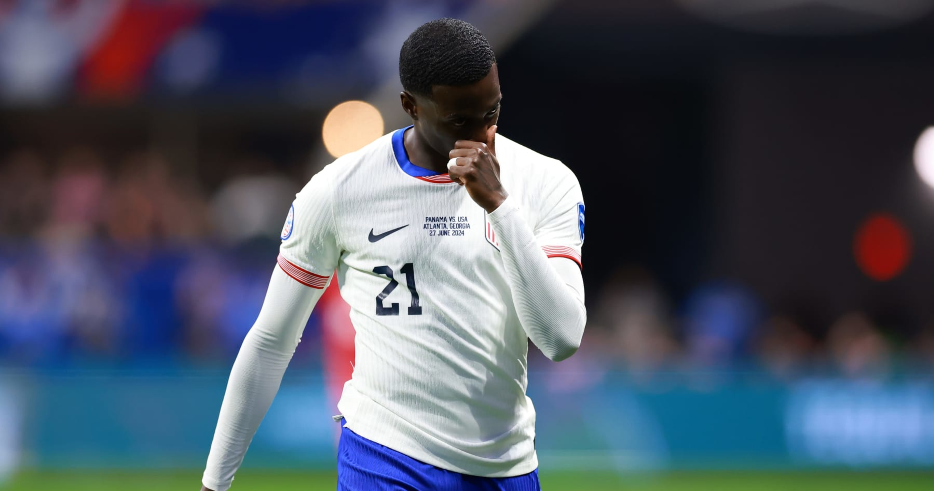 USMNT's Tim Weah Apologizes for Red Card in Panama Loss: I Let My Team, Country Down