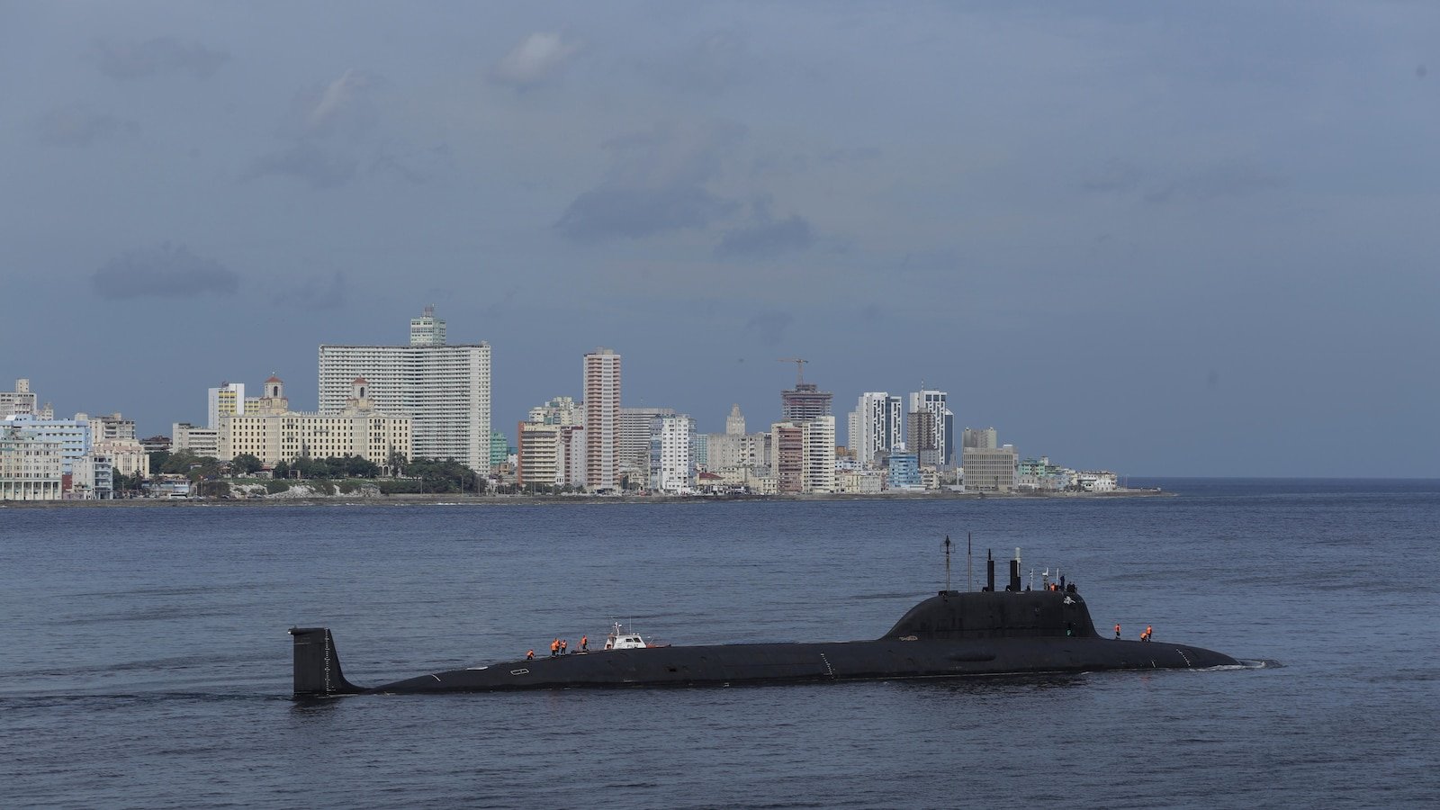 Russian warships leave Havana's port after a 5-day visit to Cuba