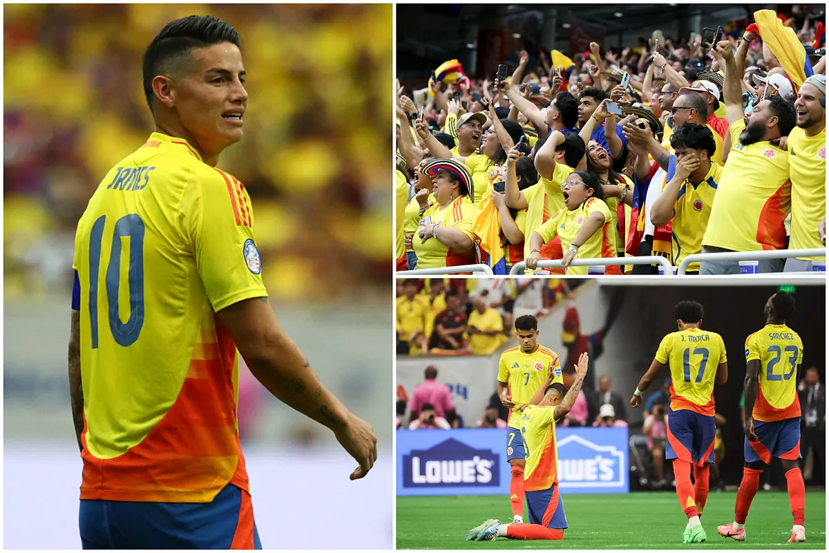 James Rodríguez, director de orquesta en el debut de Colombia ante Paraguay por Copa América