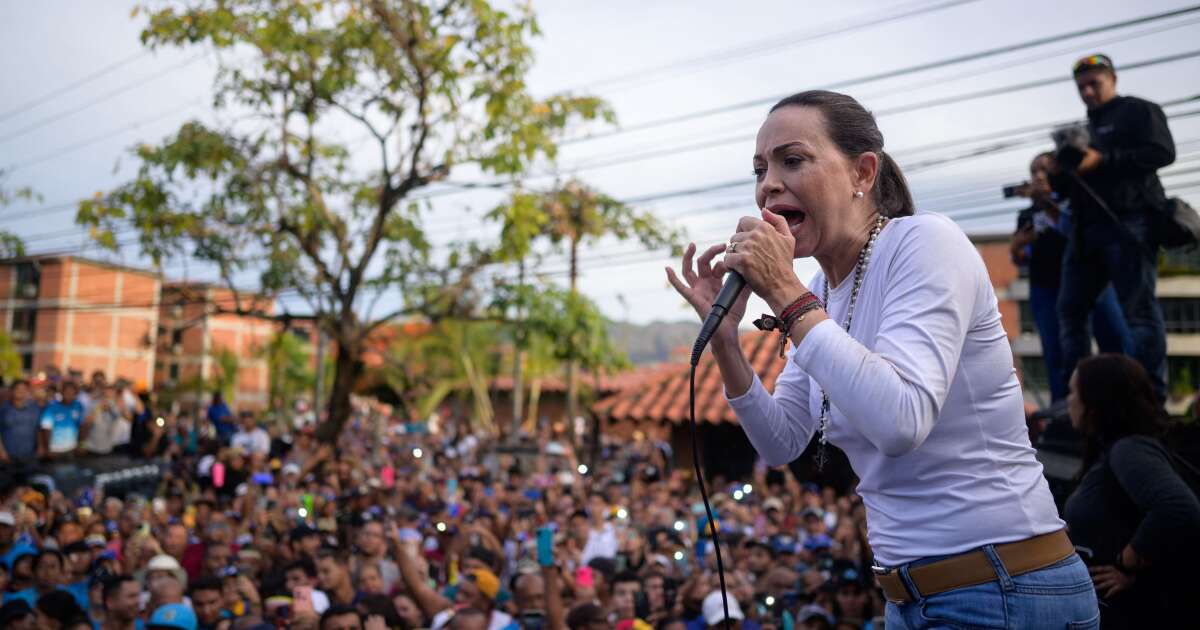 Au Venezuela, la “geste épique” de María Corina Machado pour faire campagne