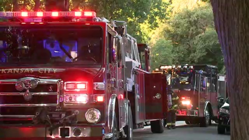 Crews respond to house fire at former Kansas City mayor's home