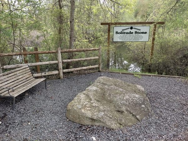 Solitude Stone in West Bridgewater, Massachusetts