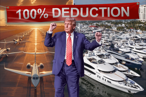 Ultra-rich put off new yachts, jets in hope of Trump tax cut