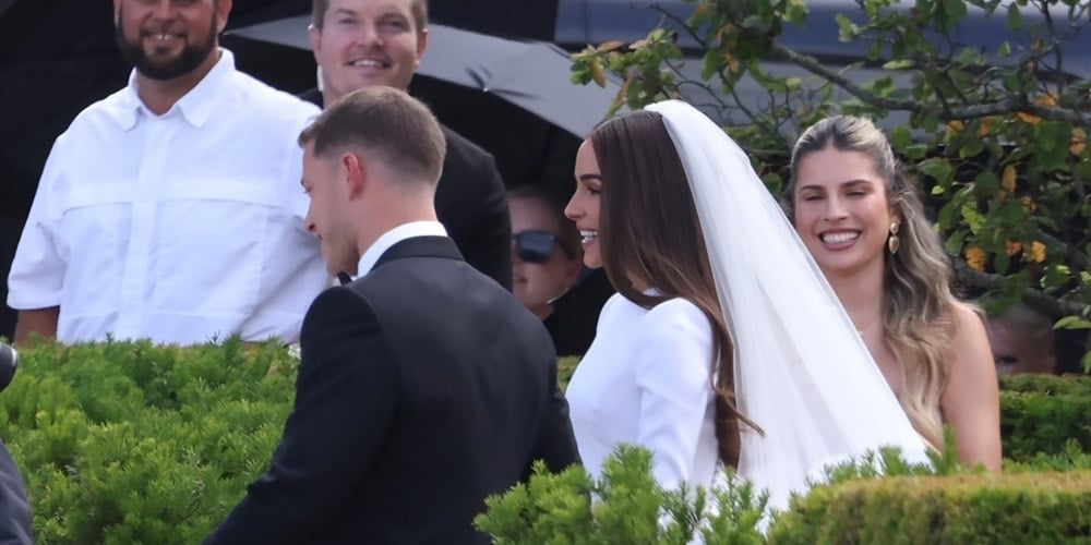 Olivia Culpo & Christian McCaffrey Get Married in Rhode Island - See All the Wedding Photos!