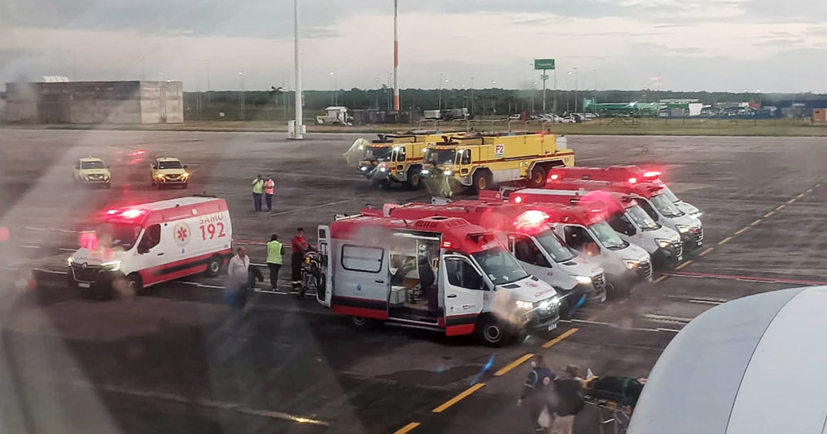 Dozens injured by turbulence on flight diverted to Brazil