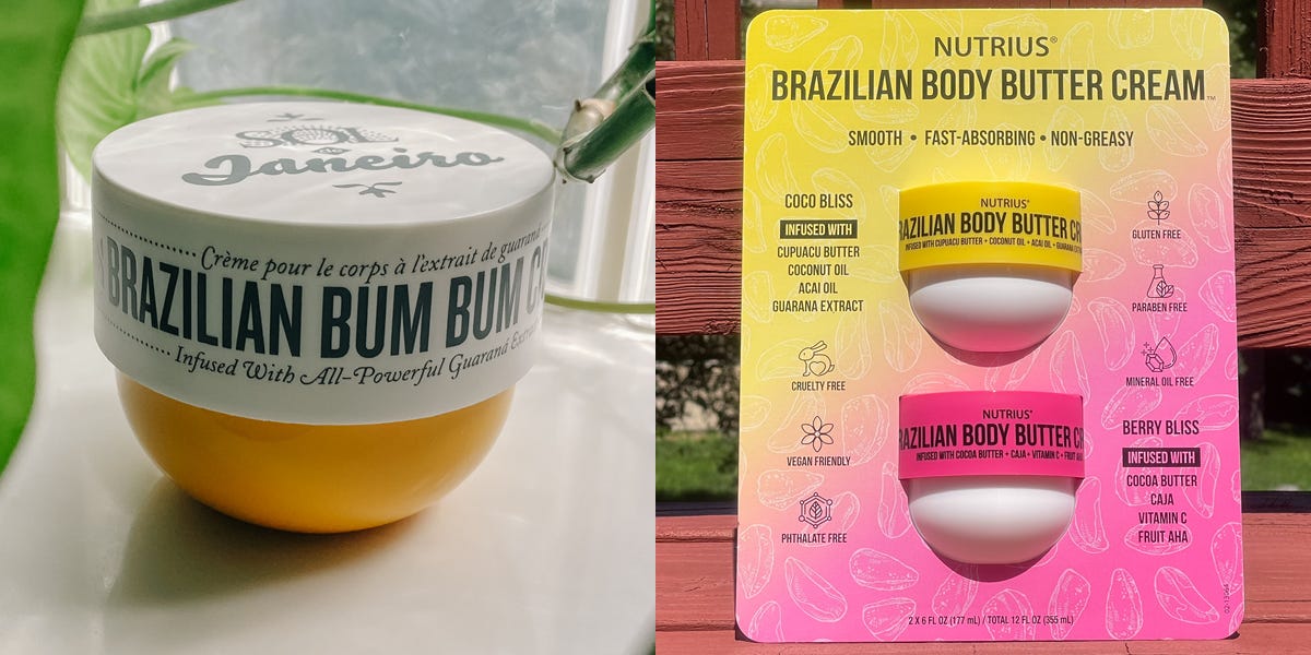I compared Sol de Janeiro's $48 Brazilian Bum Bum Cream to the Costco dupe. It's a third of the price, and I prefer it.