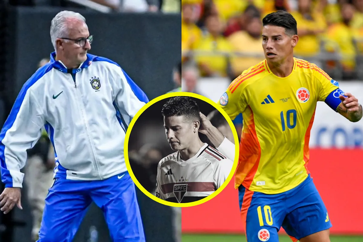 "Con él pasa lo contrario": Dorival habló de James antes del Colombia vs. Brasil