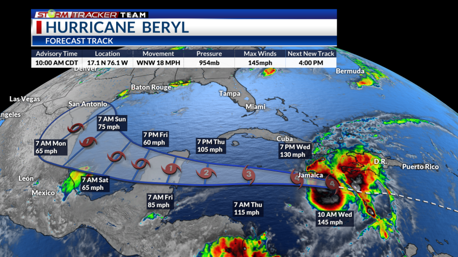UPDATE: Will Hurricane Beryl hit Louisiana? What you need to know as strong storm heads to Jamaica, Mexico, Texas