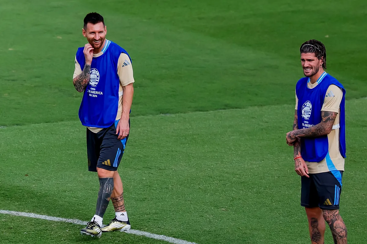 Argentina respira: Messi se entrena con sus compañeros