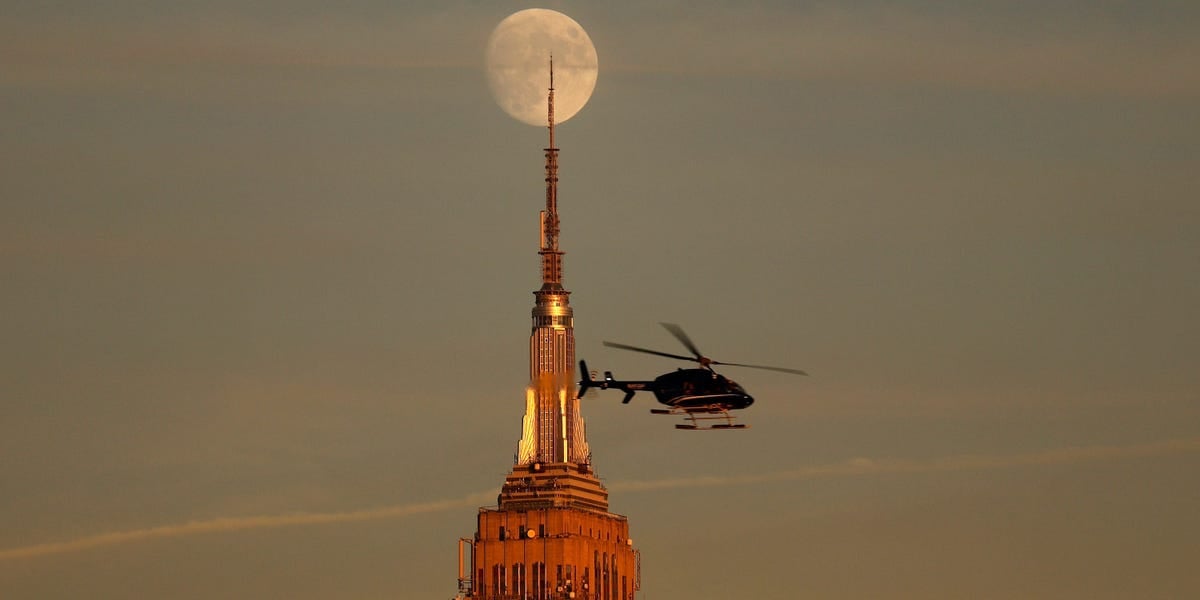 Some NYC Marriott hotels are offering free airport transfers by helicopter for top-paying guests