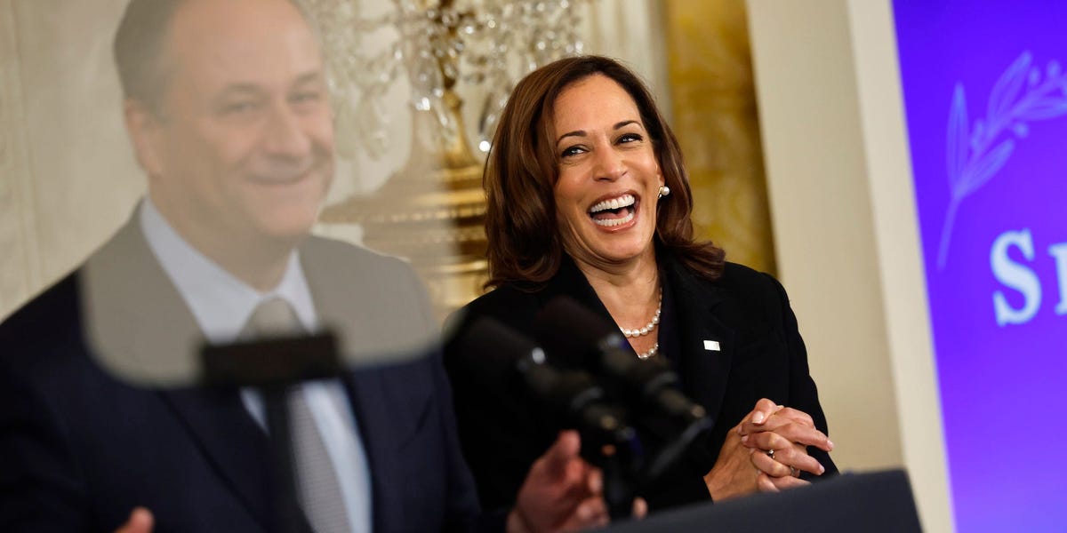Democrats are ironically declaring their support for Kamala Harris on social media