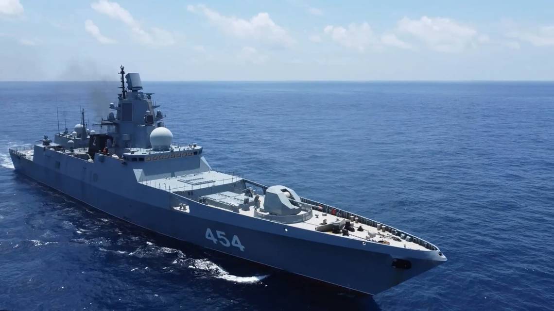Russian warships, including nuclear sub, missile frigate, will arrive in Cuba next week...