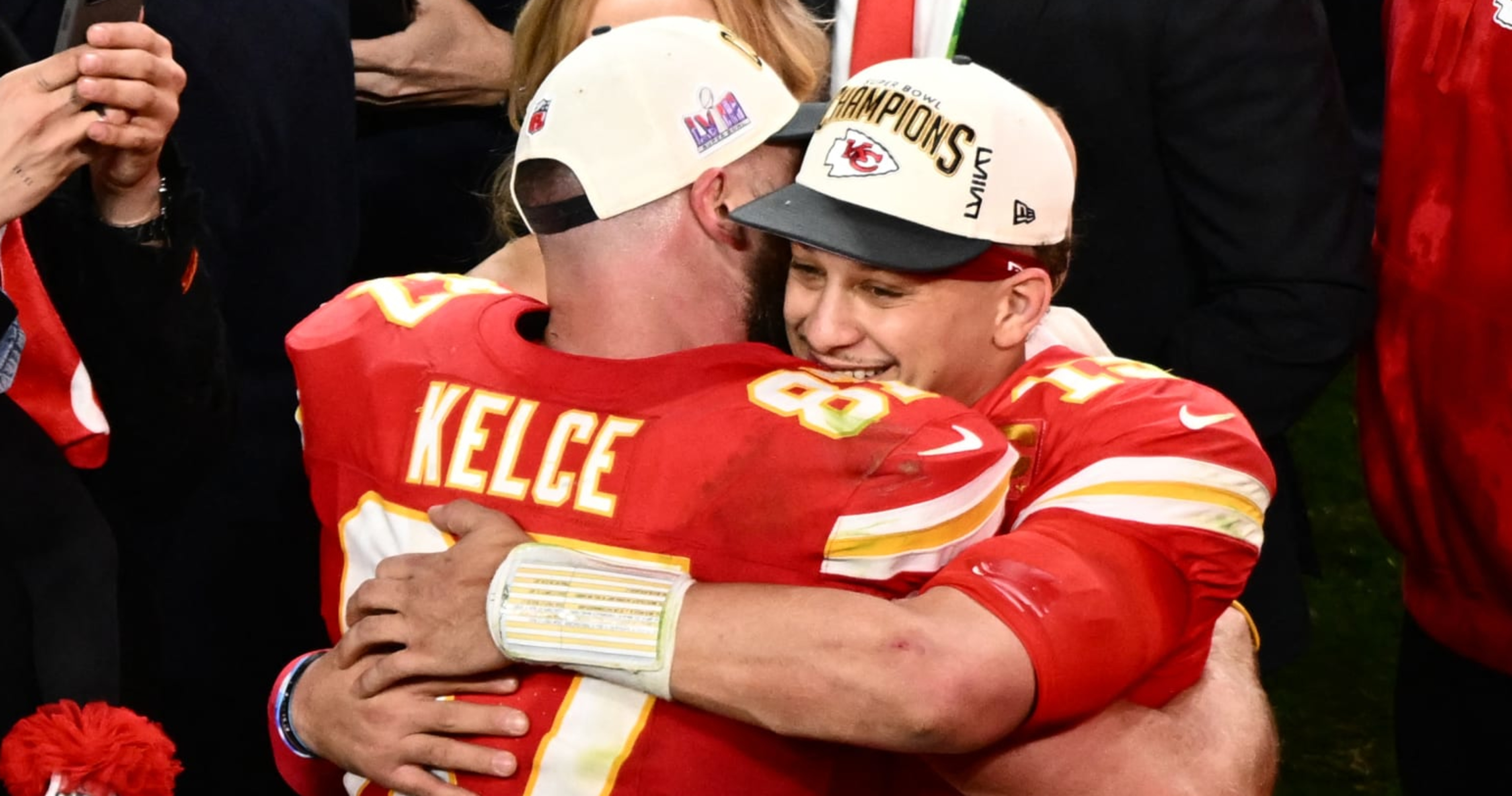 Photo: Typo Found on Chiefs' Super Bowl 58 Ring After Ceremony with Mahomes, Kelce