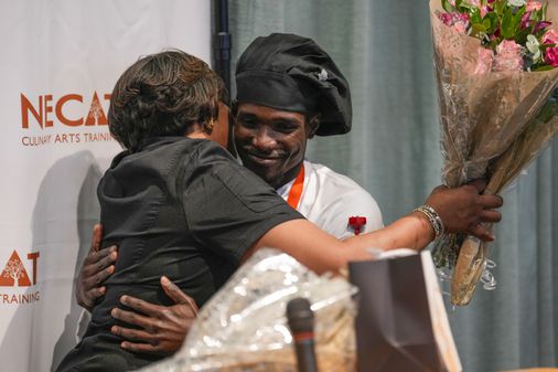 Haitian migrants graduate from culinary training program in Boston