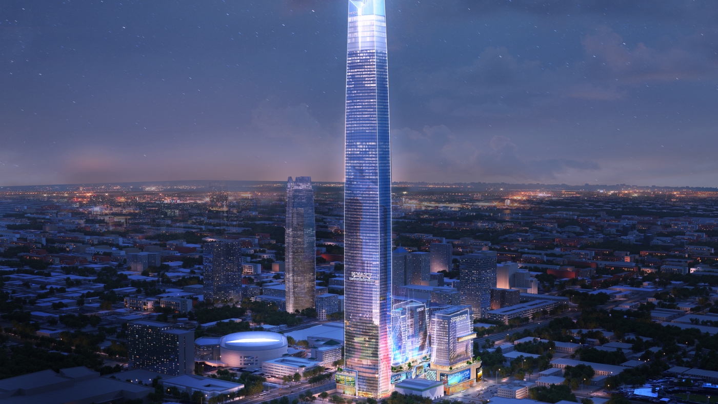 In a few years, the nation's tallest building may not be in New York or Chicago