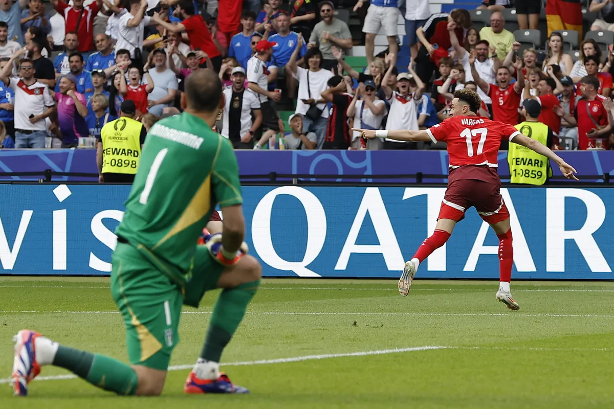 Suiza escribe el epitafio de una desmadejada Italia y la expulsa de la Eurocopa