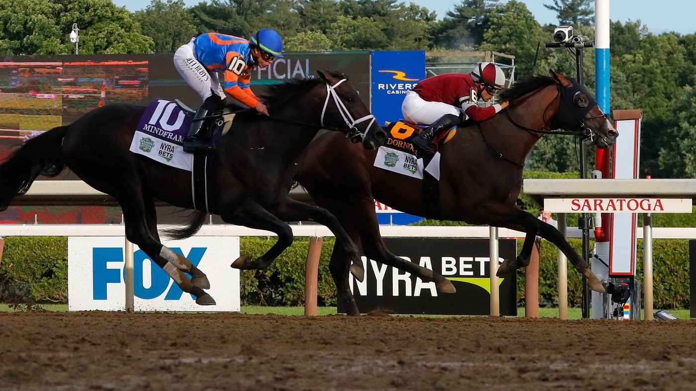 Dornoch wins the Belmont Stakes