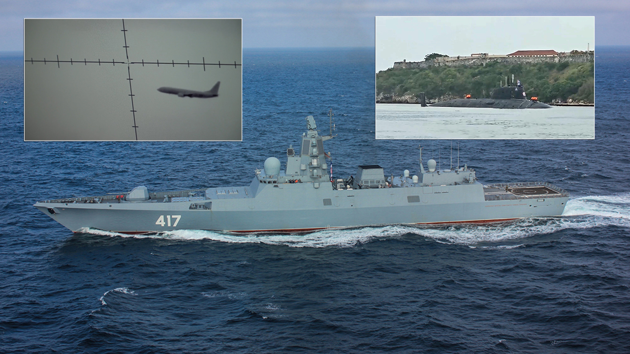 Russian Navy Deployment Arrives in Cuba Under Watchful Eye of NATO Military Forces