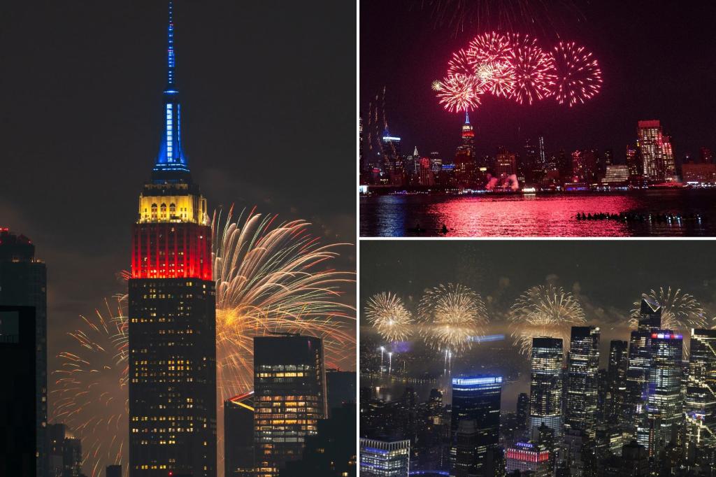 Macy's 4th of July Fireworks light up NYC's skyline