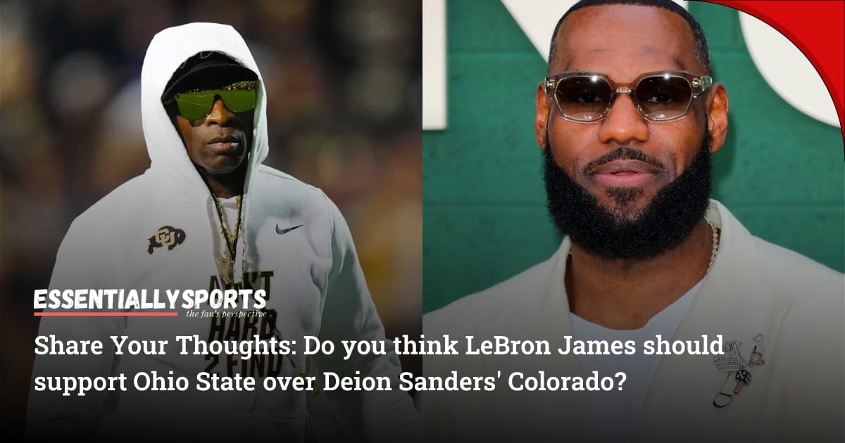 “Lame AF”: Ohio-Born Lebron James’ Allegiance to Deion Sanders’ Colorado in EA CFB 25 Shakes Up the College Football World
