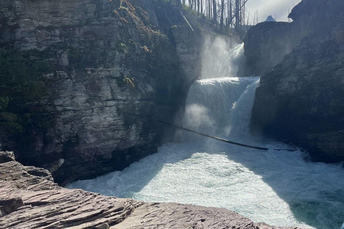 Pennsylvania woman dies after being swept over waterfall in Glacier National Park
