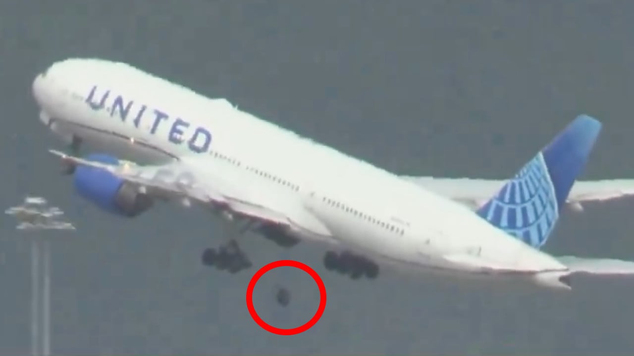 Wheel Falls Off Boeing Plane in Mid-Air