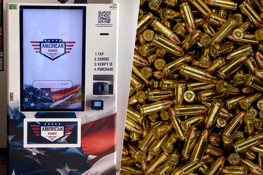 En algunos supermercados de EEUU ya hay máquinas expendedoras de municiones: “tan fáciles de usar como un cajero automático”