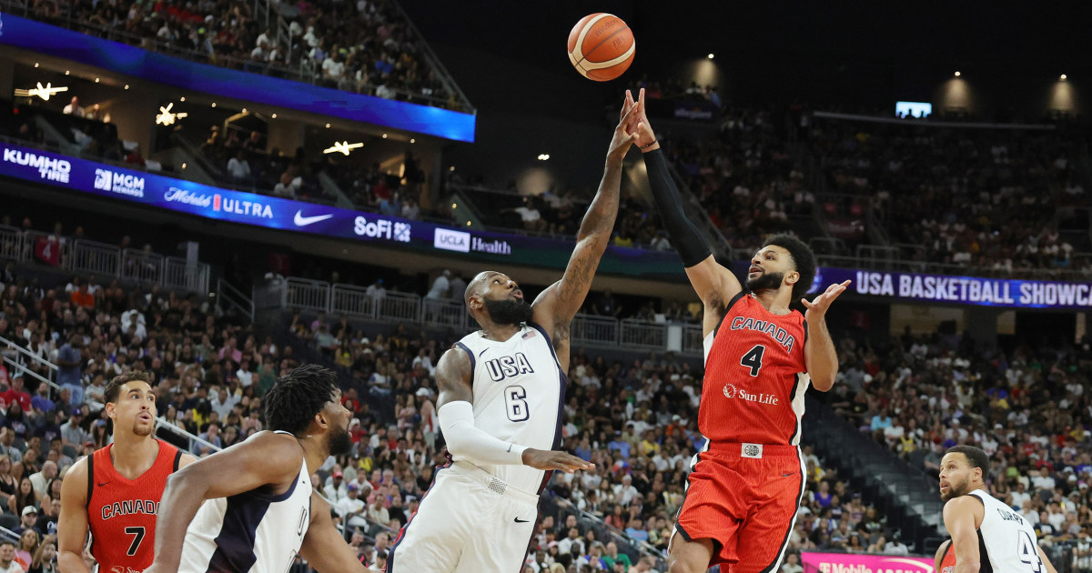 Team USA men's basketball cruises past Canada in first look before Paris Olympics