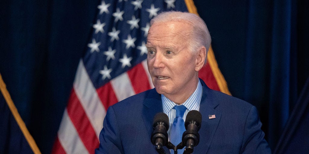 First Democratic senator calls for Biden to drop out of the race