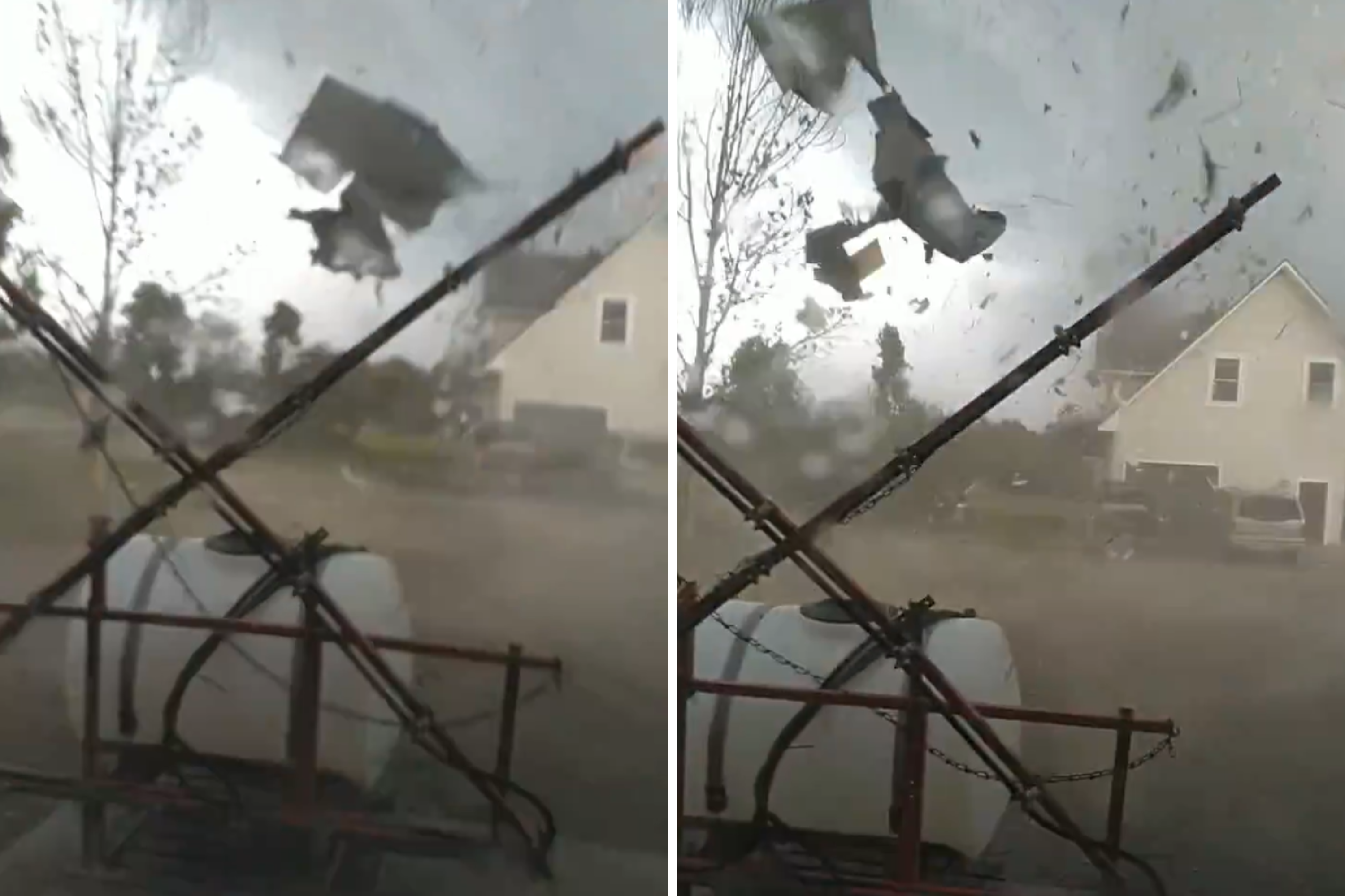 Video Shows Tornado Tearing Off Rooftop in Western New York