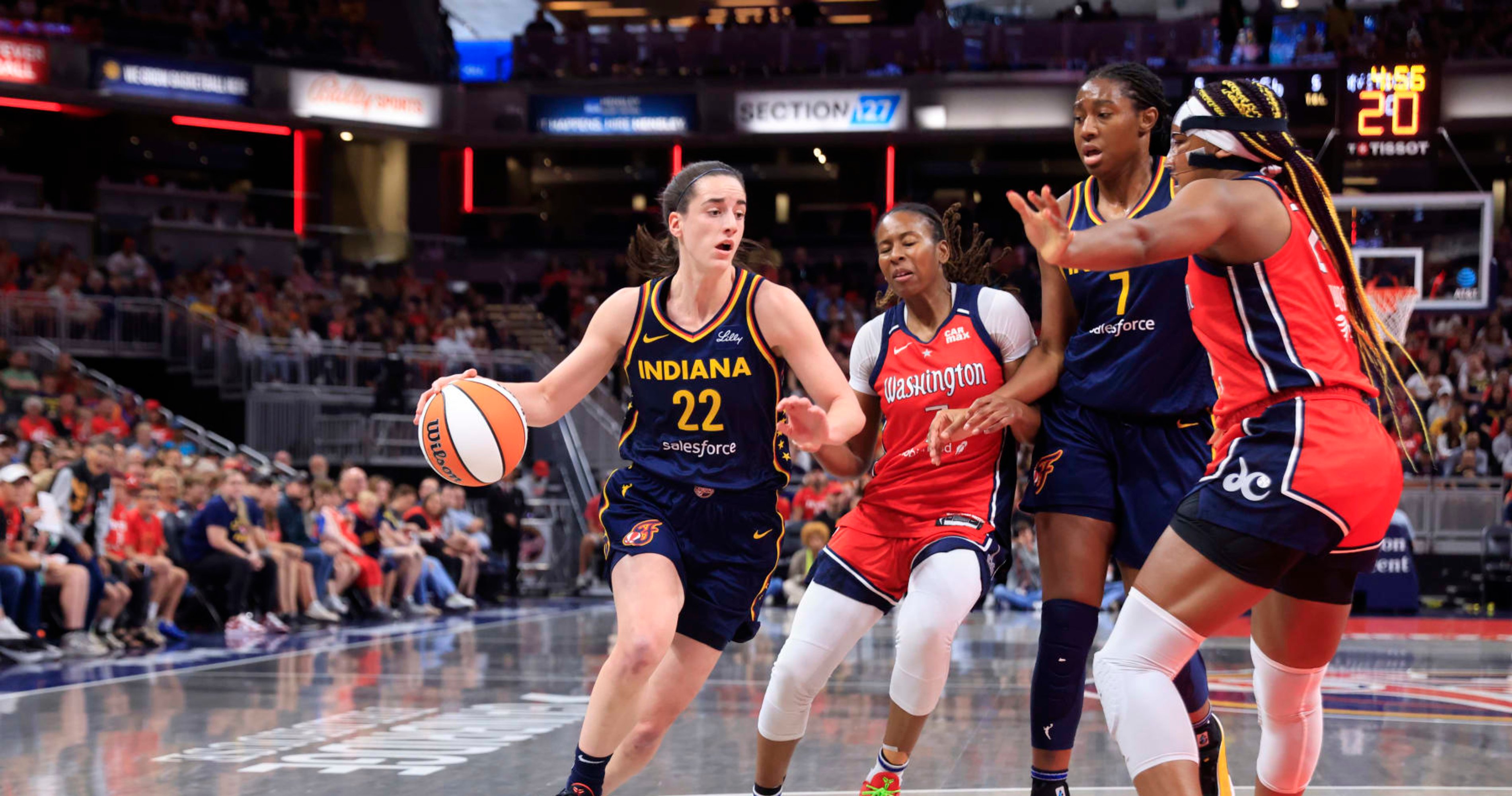 Caitlin Clark Impresses WNBA Fans with Double-Double Despite Fever's Loss to Mystics