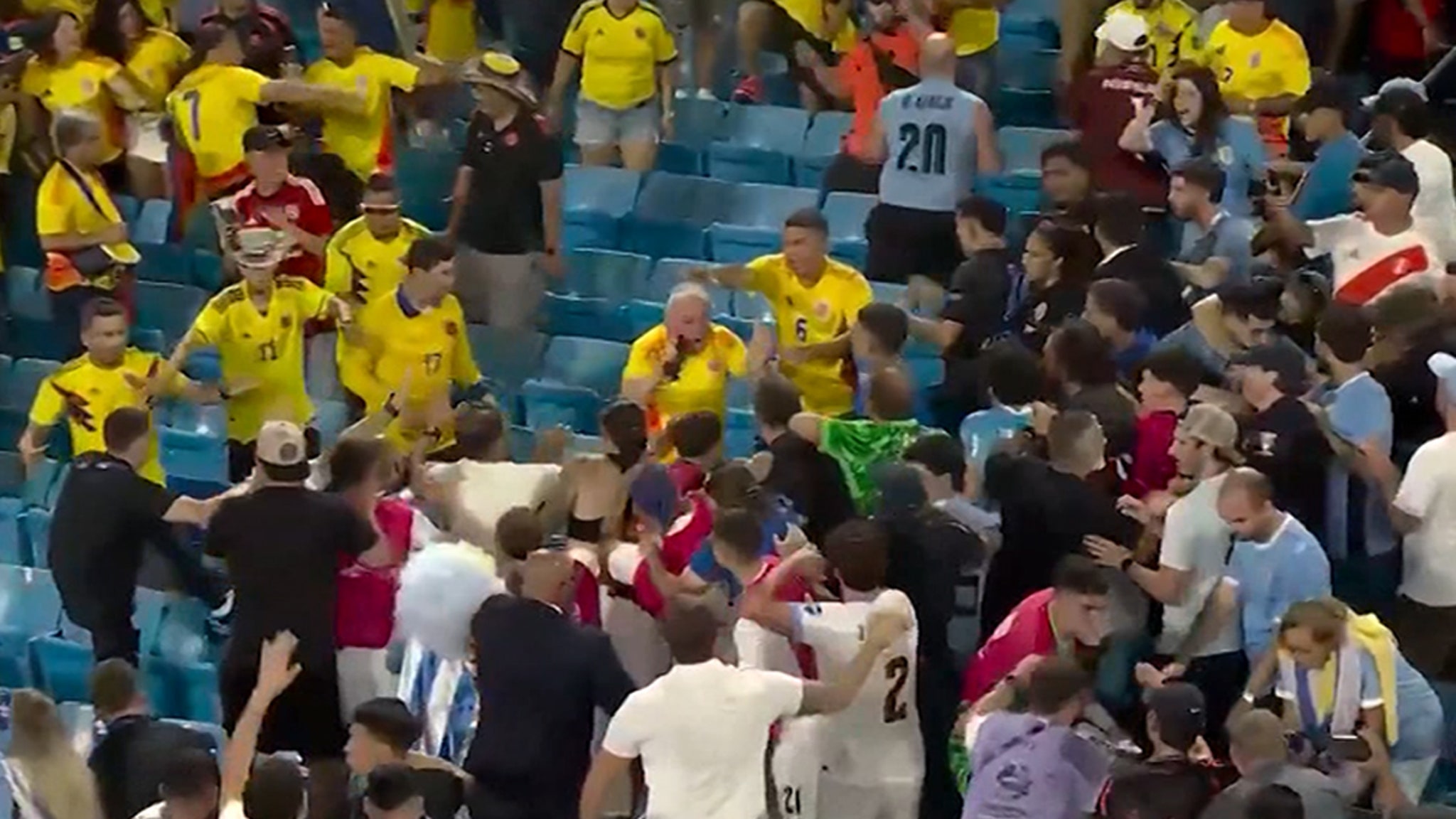 Uruguay's Darwin Núñez Brawls With Fans In Stands After Copa América Game