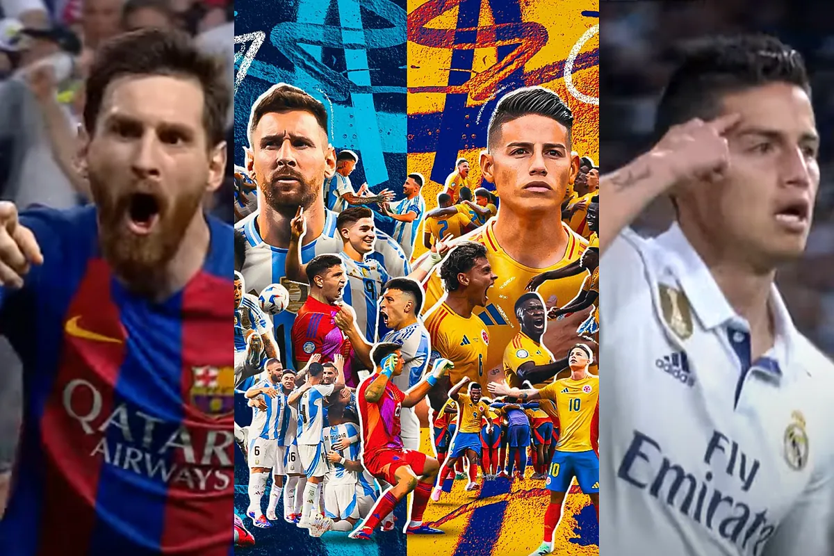 Final Copa América: Messi es papá de James en la rivalidad Colombia - Argentina y Real Madrid - Barcelona