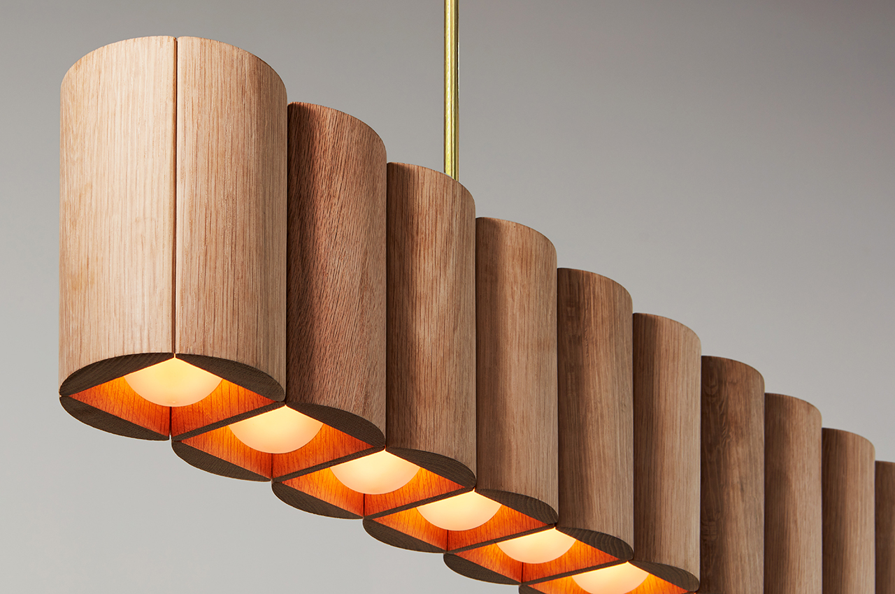 Stickbulb’s Pillar Collection Serves Curves With Salvaged Wood