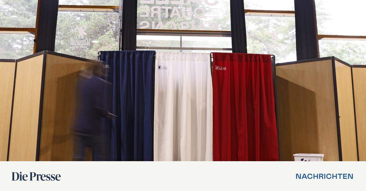 Hohe Beteiligung zeichnet sich bei Wahl in Frankreich ab