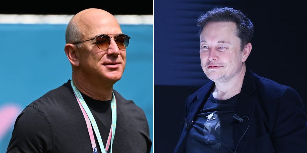 Elon Musk is reigniting his space feud with Jeff Bezos: 'Sue Origin'