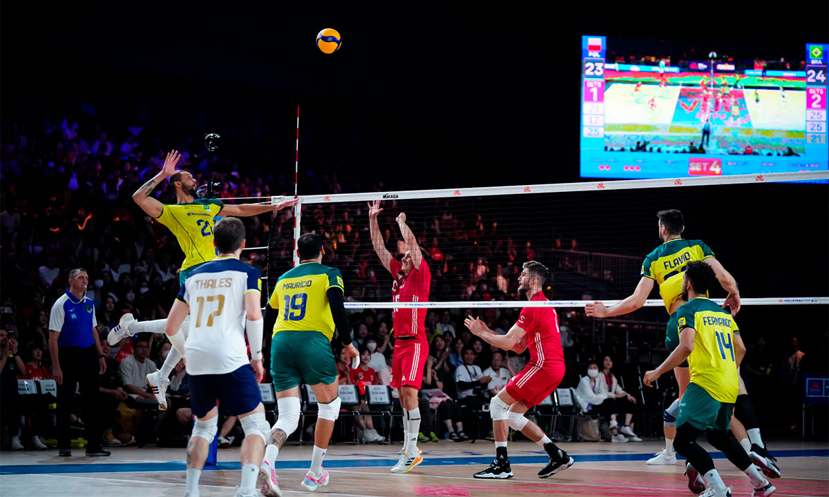 Brasil x Polônia: onde assistir ao jogo da seleção masculina de vôlei