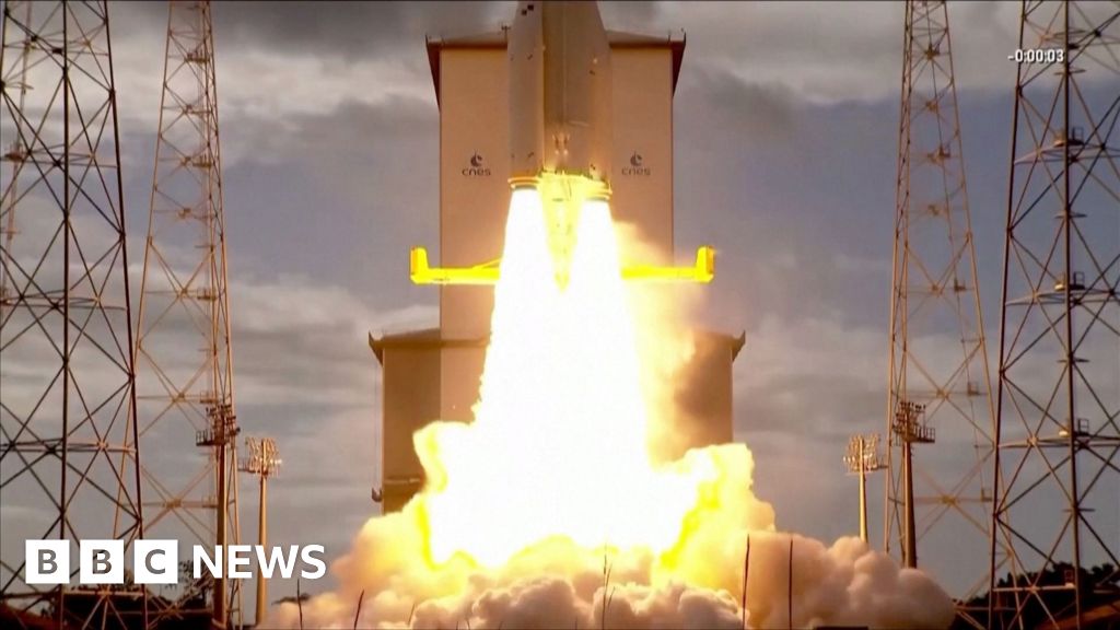 Watch Europe's Ariane-6 rocket take off on first flight