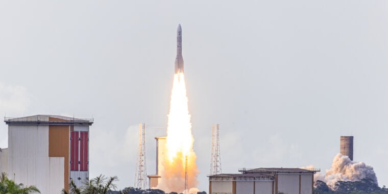 Europe’s first Ariane 6 flight achieved most of its goals, but ended prematurely