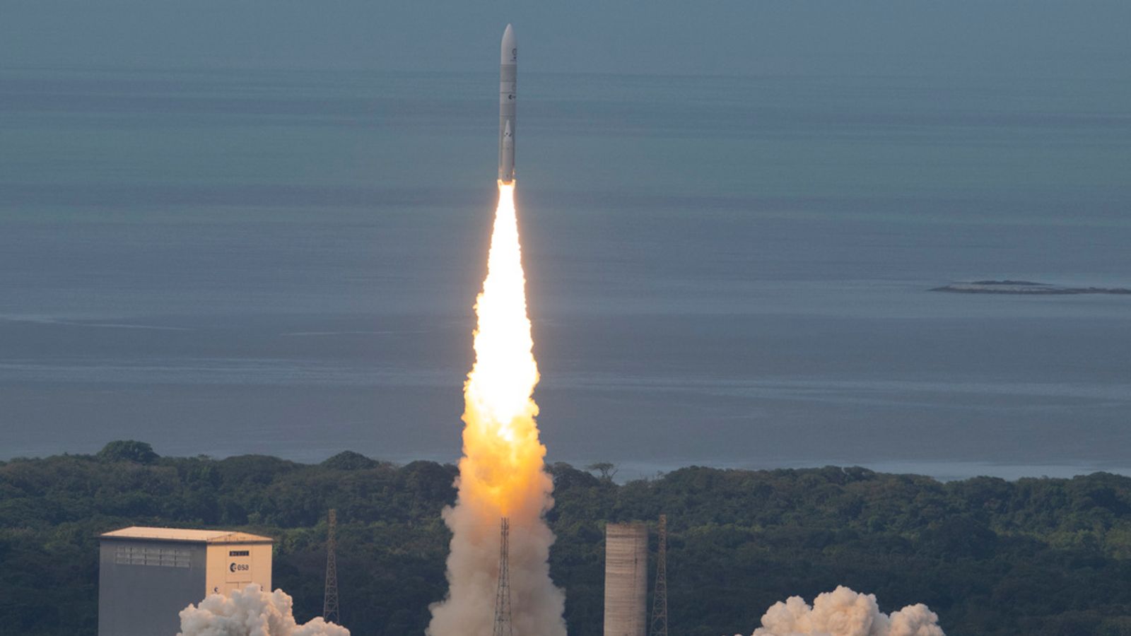 Europe's newest rocket Ariane 6 blasts off in 'historic' maiden voyage