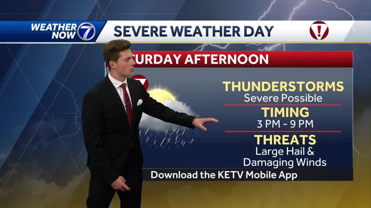 Severe Weather Day on Saturday for the possibility of strong storms