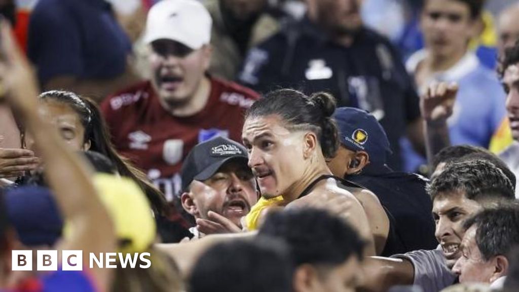Liverpool's Nunez clashes with fans after Copa America game
