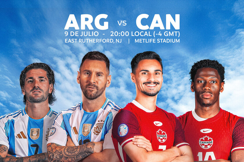 Argentina - Canadá y Uruguay - Colombia. Horarios y dónde ver las semifinales de la Copa América 2024