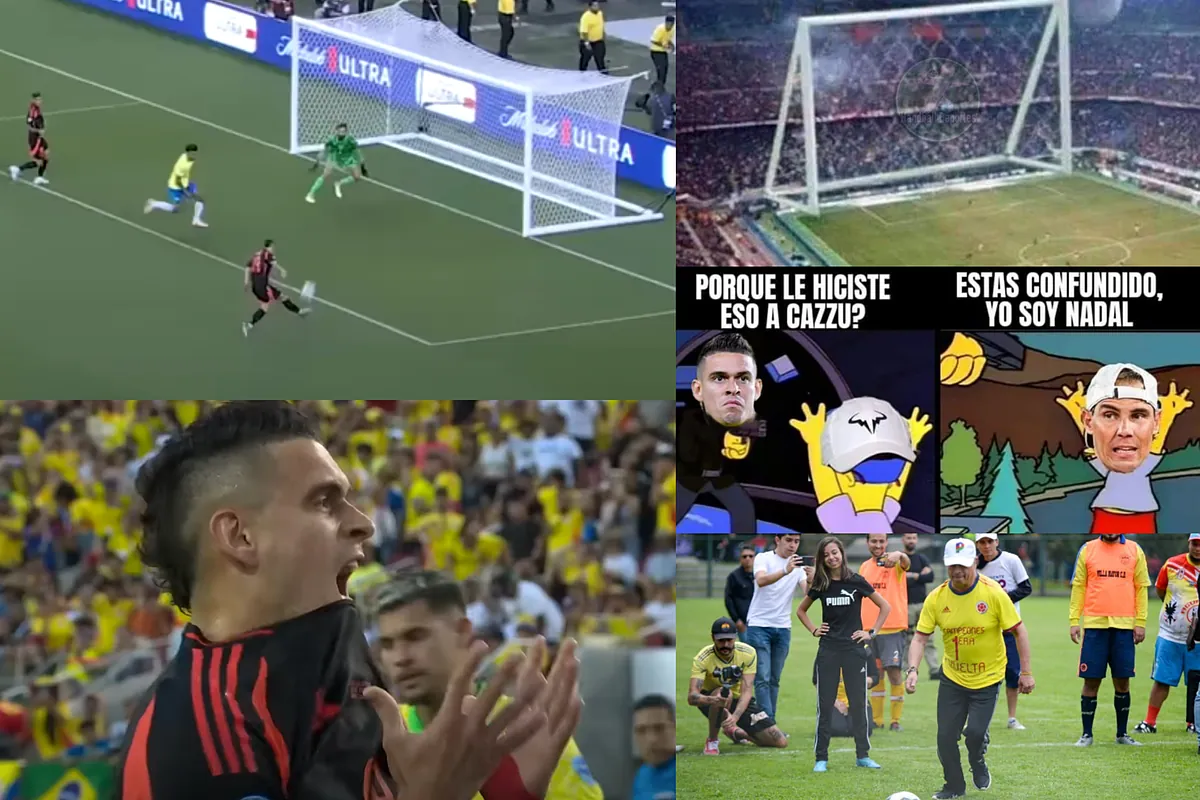 Memes y burlas por insólito desperdicio de Santos Borré en Colombia vs. Brasil