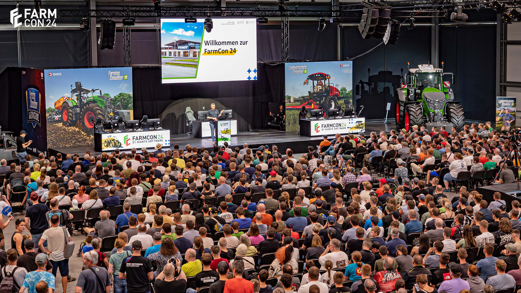 FarmCon 24 was attended by over 3500 people all hyped to see the latest Farming Simulator game
