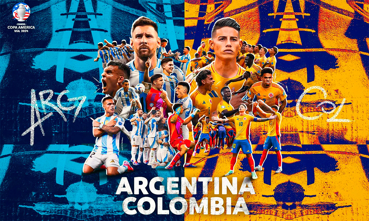 Argentina x Colômbia: onde assistir à final da Copa América