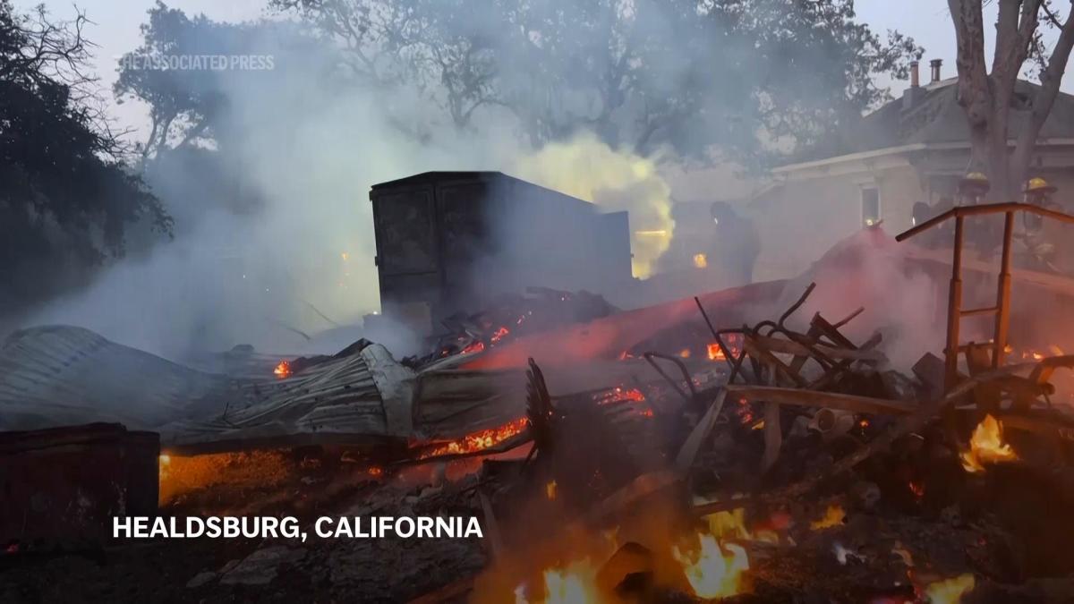 Fire spokesman: Northern California blaze threatening structures